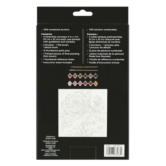 Flower Eyes Paint-by-Number Gallery Mini Kit by Artist's Loft®